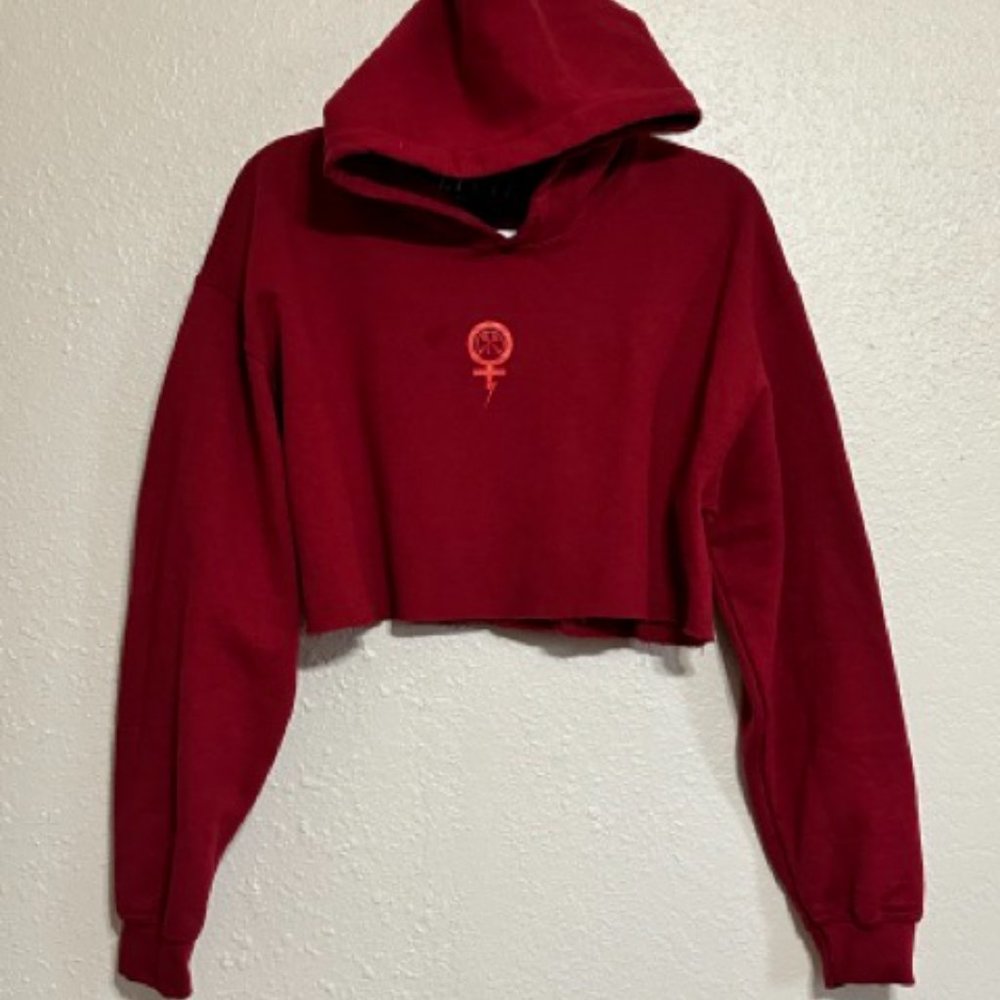 Civil regime cropped 'Slay' Hoodie